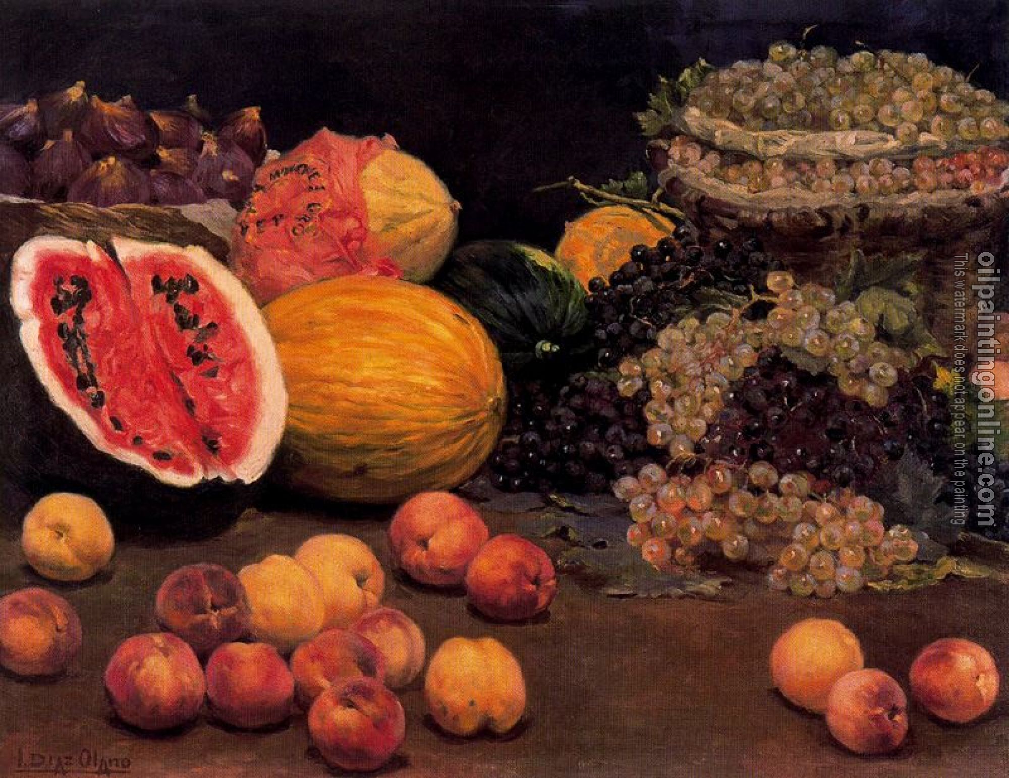 Ignacio Diaz Olano - Bodegon de frutas
